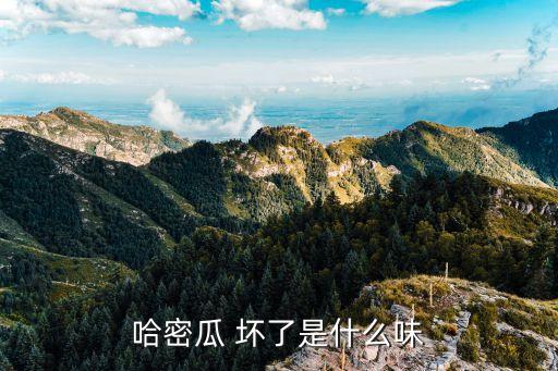 變質的哈密瓜什么味，為什么哈密瓜壞了會產生苦味...